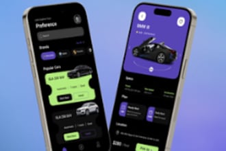 buid car rental app mobile app car rental website booking app car ui ux rental
