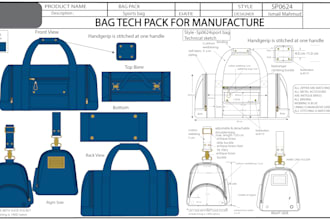 sketch bag tech pack factory standard backpack duffle bag tote bag