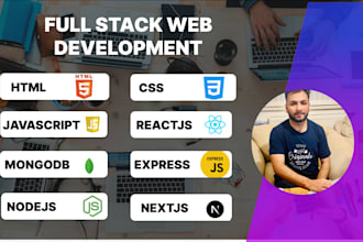 be your full stack web developer using react, next js, node, express and mongodb