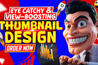 design professional youtube thumbnails that get viral videos