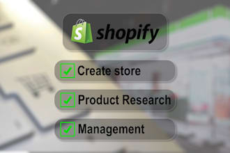 create shopify store and research winning products