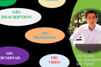 design a fiverr gig image, video and graphic