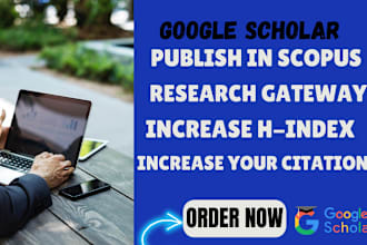 increase citations and h index on google scholar, scopus from different journals