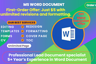 do professional ms word document editor and template creator