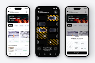 build a parking space finder app, lifestyle app, car tracking app