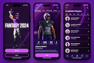 create sport bet app, fantasy football, sport website, livescore app