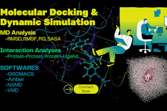 do molecular docking, dynamic simulation and bioinformatics analysis