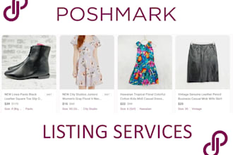 draft your poshmark listings, big package