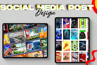 do social media post, facebook ad creative, ad image, instagram post, ads design