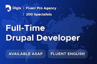 provide a full time drupal developer
