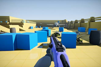 build 2d,3d multiplayer, singleplayer game, p2e, prototype using unity, godot