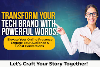 write engaging ads, sales, and website copywriting, SEO creative content writer