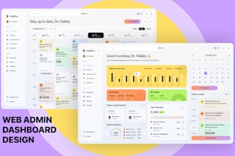 design saas, web app and admin dashboard UI design in figma