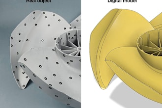 reverse engineering of 3d scan to cad, stl obj