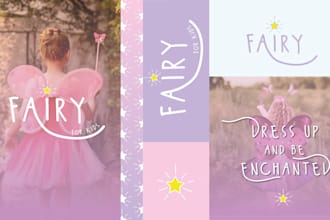 design a fun and playful logo for kids, children or baby brands