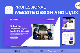 do professional website design and UI UX