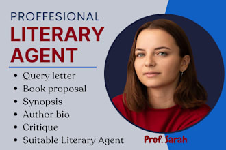 write your query letter, synopsis, book proposal, author bio and literary agent