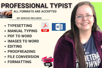 do french english typing job retype scanned documents convert pdf to word