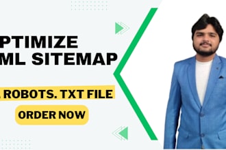 optimize XML sitemap robots txt for website SEO