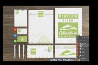 do modern, and professional business card, letterhead design