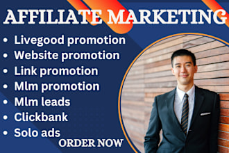 do solo ads MLM promotion, livegood promotion, affiliate link marketing