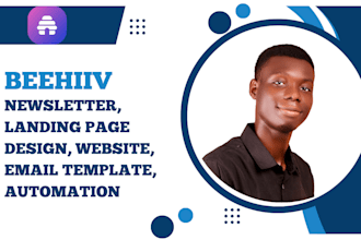 create beehive website, beehive newsletter, beehive landing page using beehiiv