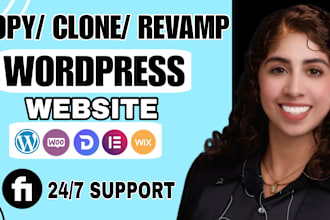 design, redesign, clone, revamp shopify store ecommerce, wix, wordpress website