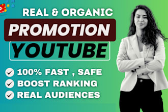 do channel promotion for complete youtube channel monetization organic growth