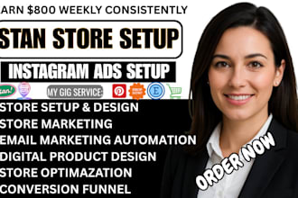 stan store setup stan store marketing digital product beacon ai stan store sales