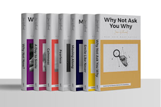 do series book cover, ebook cover, kindle cover, 3d mockup
