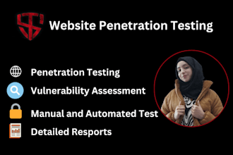 do website penetration and vulnerability assessment with report