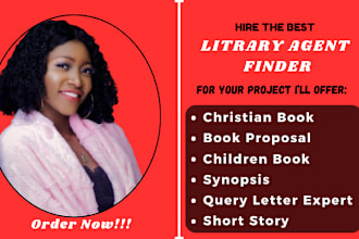 find active literary agent for your book, write query letter and synopsis