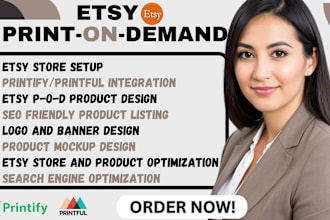 setup etsy shopify print on demand store etsy store etsy shop printify printful
