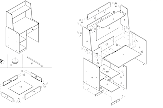 do assembly instructions for furniture and fit out wood