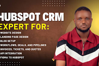 build hubspot landing page, figma to hubspot, hubspot website, hubspot crm