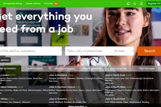 build recruitment website job board website agency website HR staffing website