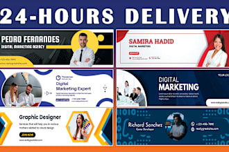 design professional linkedin banner, header, cover, ads, or post