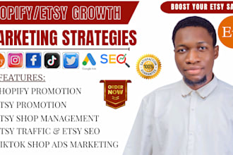 setup tiktok shop facebook shop ig shop ads for shopify marketing esty promotion