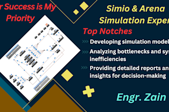 make simulation models using arena and simio