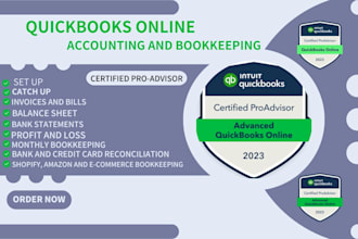 do set up, clean up  quickbooks online bookkeeping