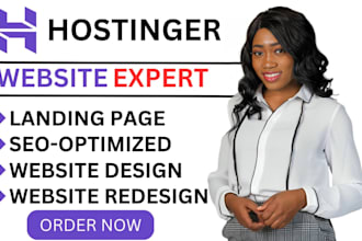 hostinger website design hostinger website redesign landing page seo ranking