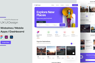 do figma design, figma website design, website ui ux