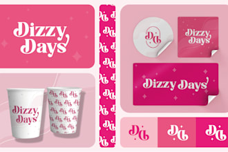 design fun and colorful visual brand identity