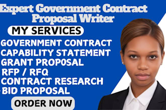 do federal government capability statements, rfp, rfq, grant, and bid proposals
