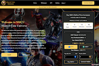 create ico presale website with presale smart contract integration