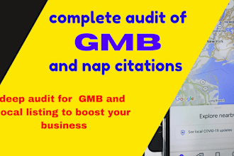 do gmb and nap citations audit to boost your gmb listing