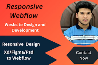 create responsive websites on webflow