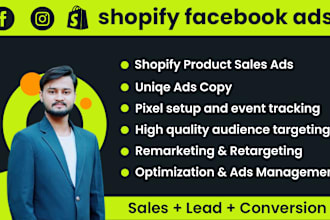 setup shopify facebook ads campaign fb advertising for best roi