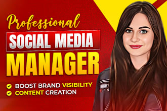 be your social media marketing manager and content creator