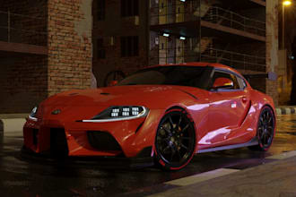 make 3d model of realistic car for you
